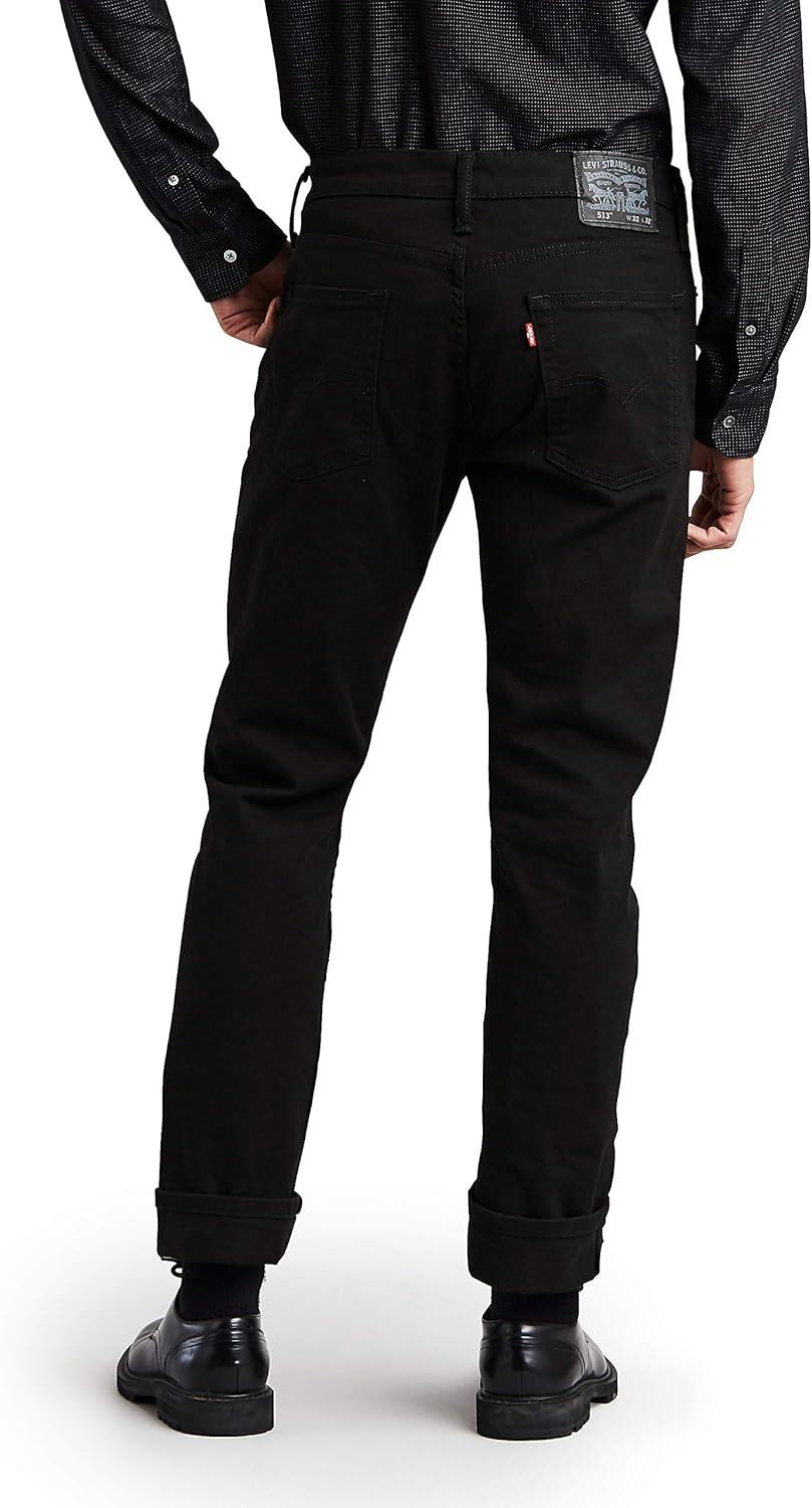 imageLevis Mens 513 Slim Straight JeansJet