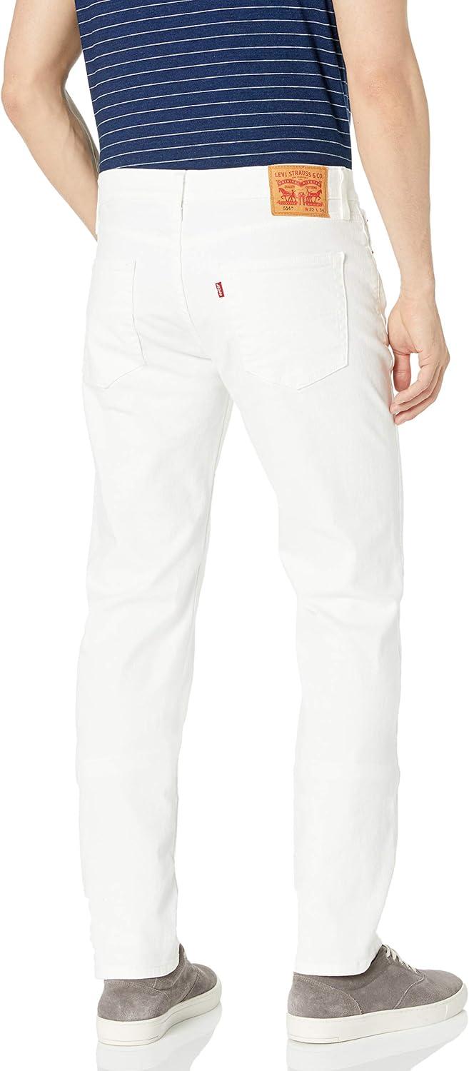 imageLevis Mens 514 Straight Fit Cut Jeans Also available in Big amp TallCastilleja White Advanced Stretch