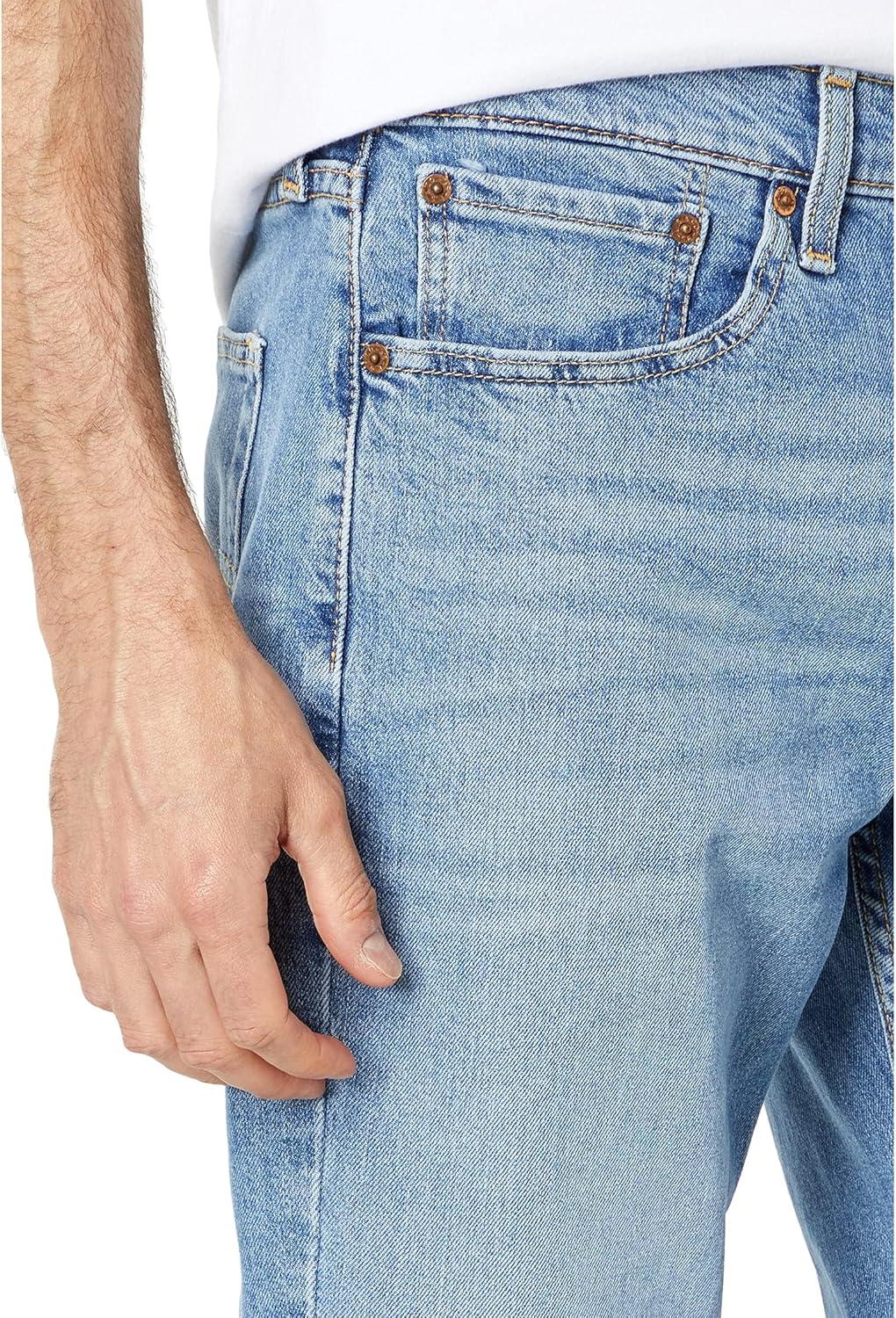 imageLevis Mens 514 Straight Fit Cut Jeans Also available in Big amp TallEveryday Indigo Medium Indigo Advanced Stretch