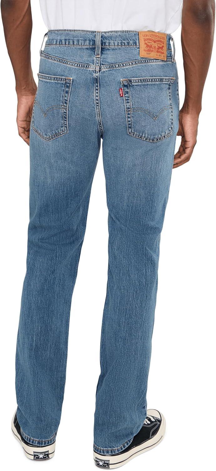 imageLevis Mens 514 Straight Fit Cut Jeans Also available in Big amp TallNew All I Can Do Lightweight Stretch