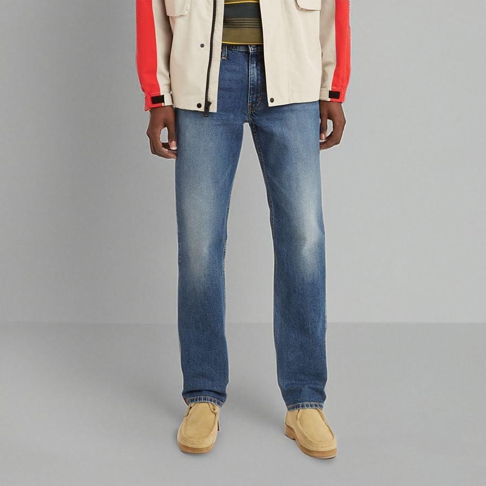 imageLevis Mens 514 Straight Fit Cut Jeans Also available in Big amp TallNew Broken Ways Medium Indigo Worn in