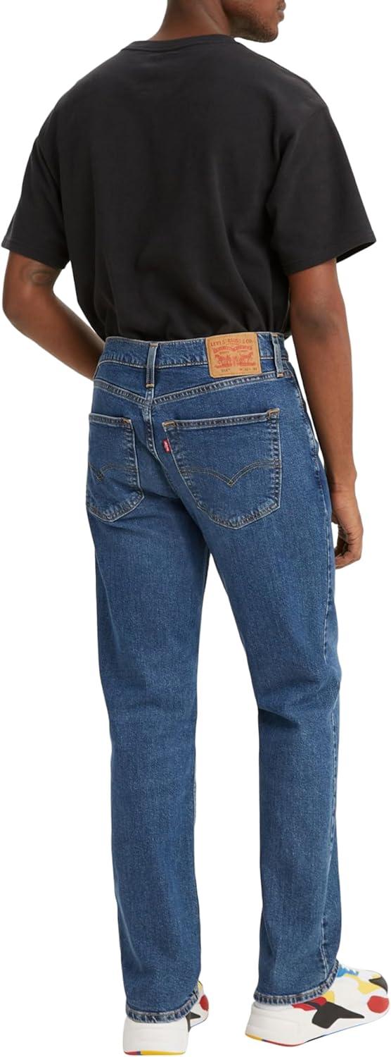 imageLevis Mens 514 Straight Fit Cut Jeans Also available in Big amp TallNew Goth Twist My Finger Dark Indigo