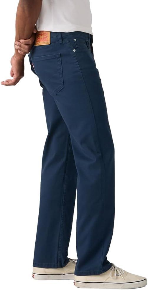 imageLevis Mens 514 Straight Fit Cut Jeans Also available in Big amp TallNew Navy Blazer Stretch