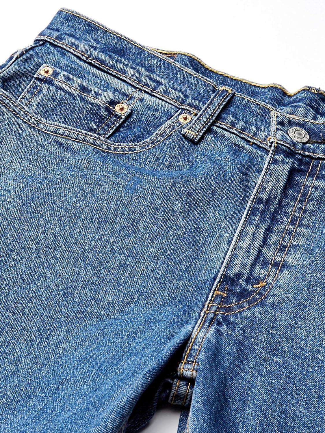 imageLevis Mens 514 Straight Fit Cut Jeans Also available in Big amp TallStonewash Stretch