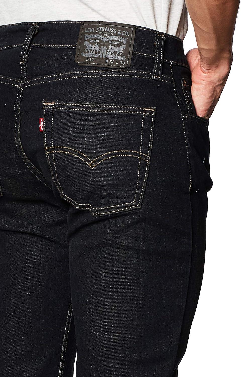 imageLevis Mens 559 Lined PantClean Dark Stretch