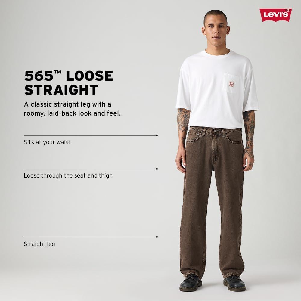 imageLevis Mens 565 Loose Straight JeansNew Mellow Mornings