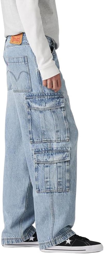 imageLevis Mens 578 Baggy Cargo JeansNew Joyful Clouds Nonstretch