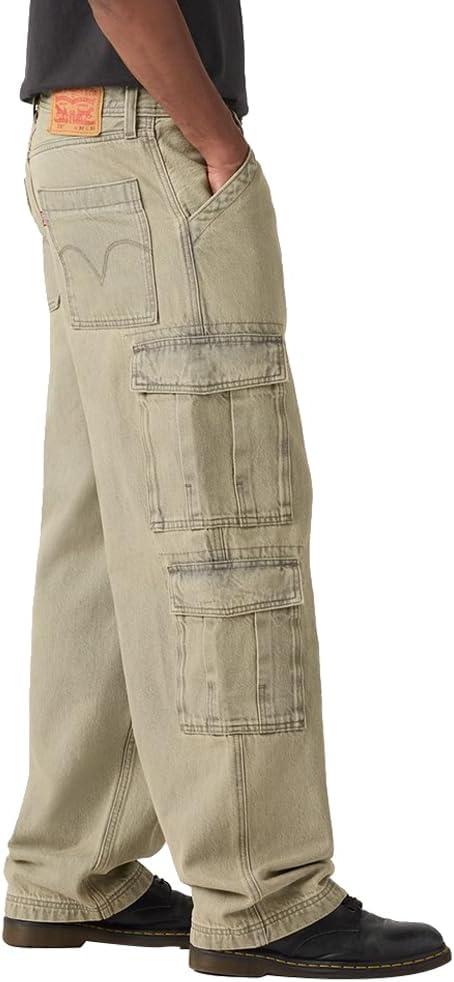 imageLevis Mens 578 Baggy Cargo JeansNew Steel Clouds Nonstretch