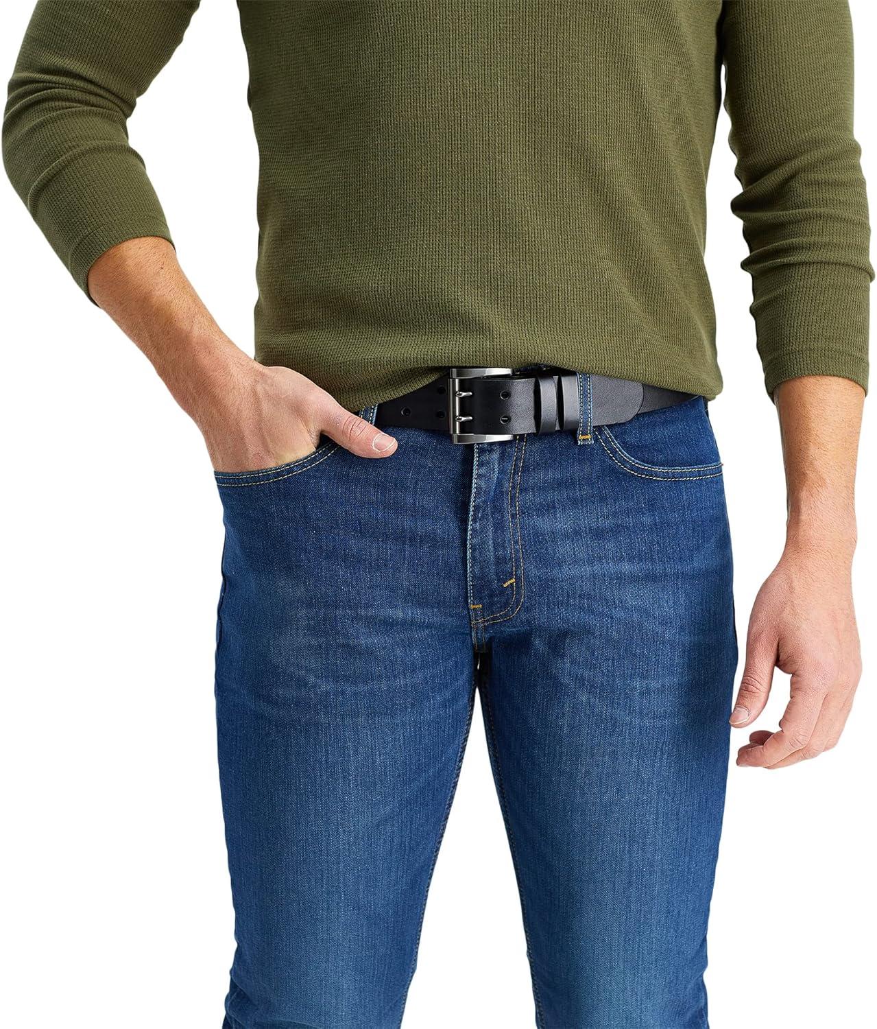 imageLevis Mens Casual Everyday Jean Belt with Double Prong BuckleBlack