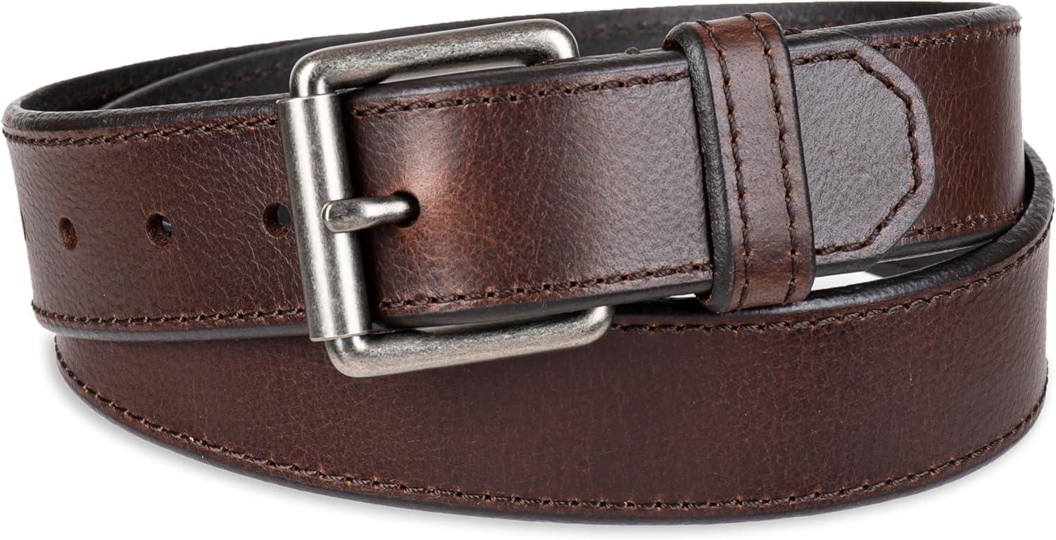 imageLevis Mens Casual Leather Belt Classic Strap for Jeans amp Everyday WearBrown