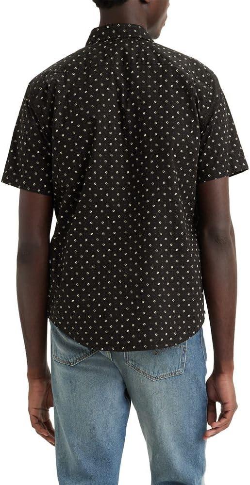 imageLevis Mens Classic 1 Pocket Short Sleeve Button Up Shirt Also Available in BigAsteroid Geo Meteorite