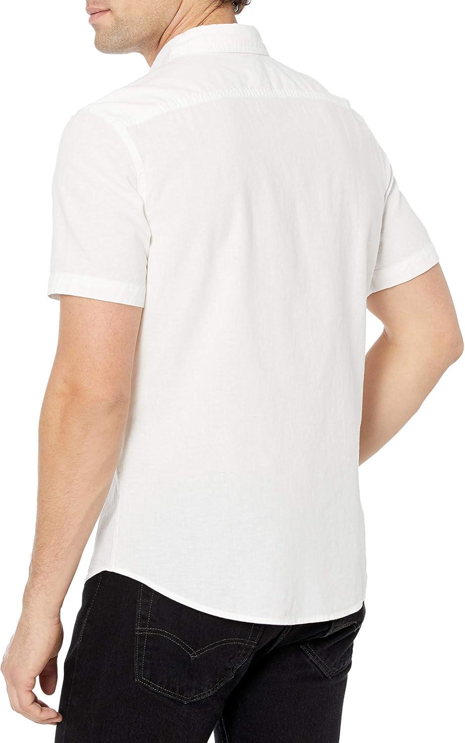imageLevis Mens Classic 1 Pocket Short Sleeve Button Up Shirt Also Available in BigWhite