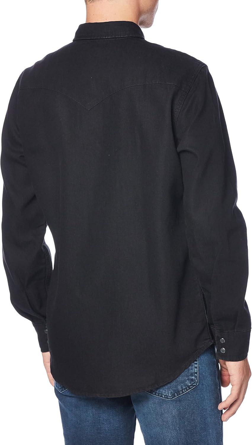 imageLevis Mens Classic Western Shirt Also Available in Big amp TallBlack Rinse