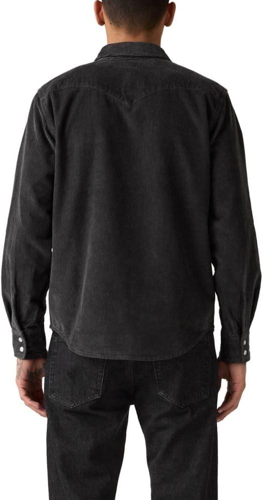 imageLevis Mens Classic Western Shirt Also Available in Big amp TallDark Phantom