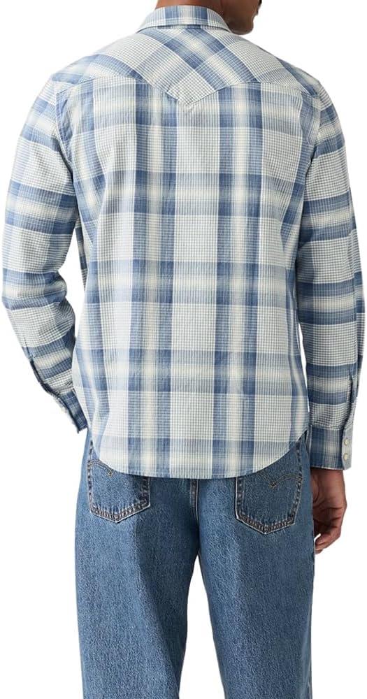 imageLevis Mens Classic Western Shirt Also Available in Big amp TallNew Aldo Plaid Allure