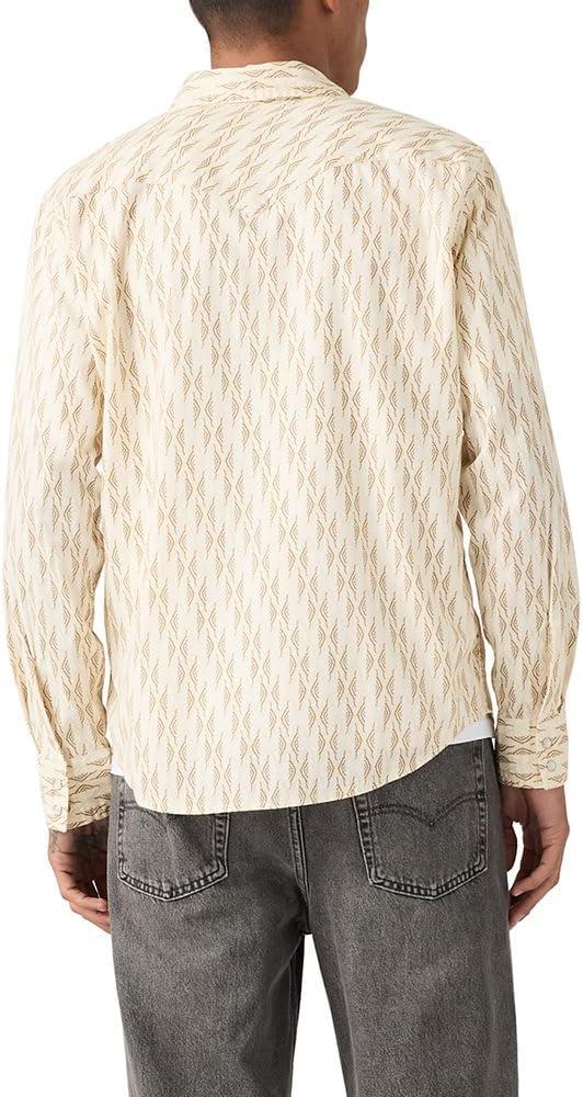 imageLevis Mens Classic Western Shirt Also Available in Big amp TallNew Broakes Geo Tigers Eye