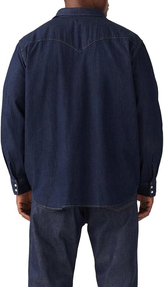 imageLevis Mens Classic Western Shirt Also Available in Big amp TallNew Red Cast