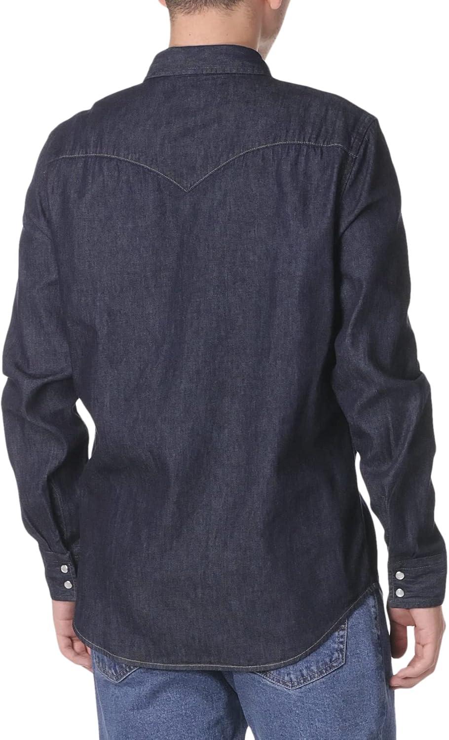 imageLevis Mens Classic Western Shirt Also Available in Big amp TallRinse Takedown Blue