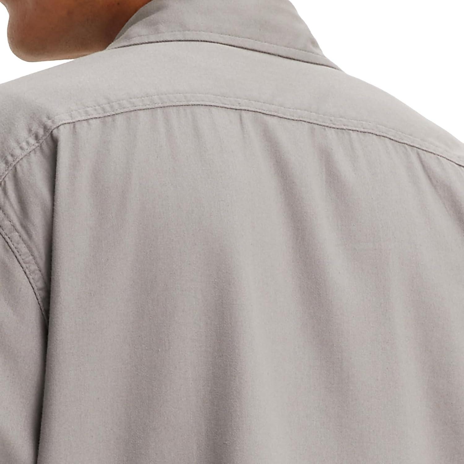 imageLevis Mens Classic Worker Long Sleeve ShirtFrost Gray