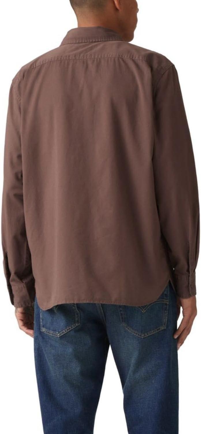 imageLevis Mens Classic Worker Long Sleeve ShirtShopping Bag Twill