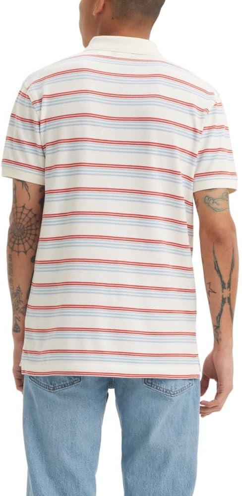 imageLevis Mens Housemark PoloKai Stripe Egret