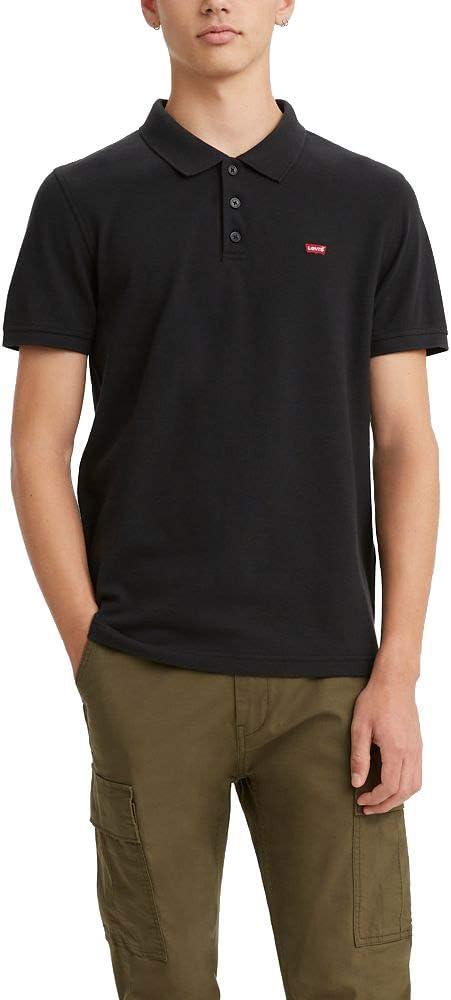 imageLevis Mens Housemark PoloMineral Black