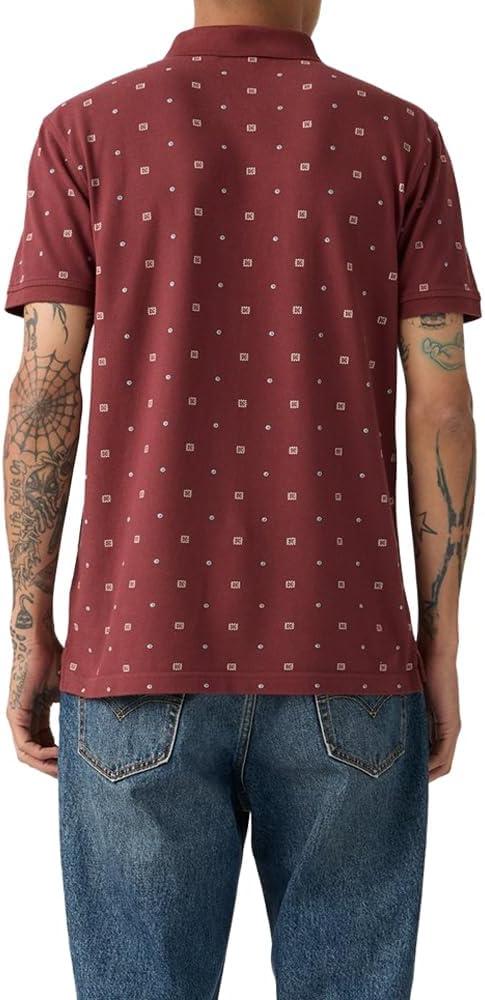 imageLevis Mens Housemark PoloNew Ebba Geo Oxblood