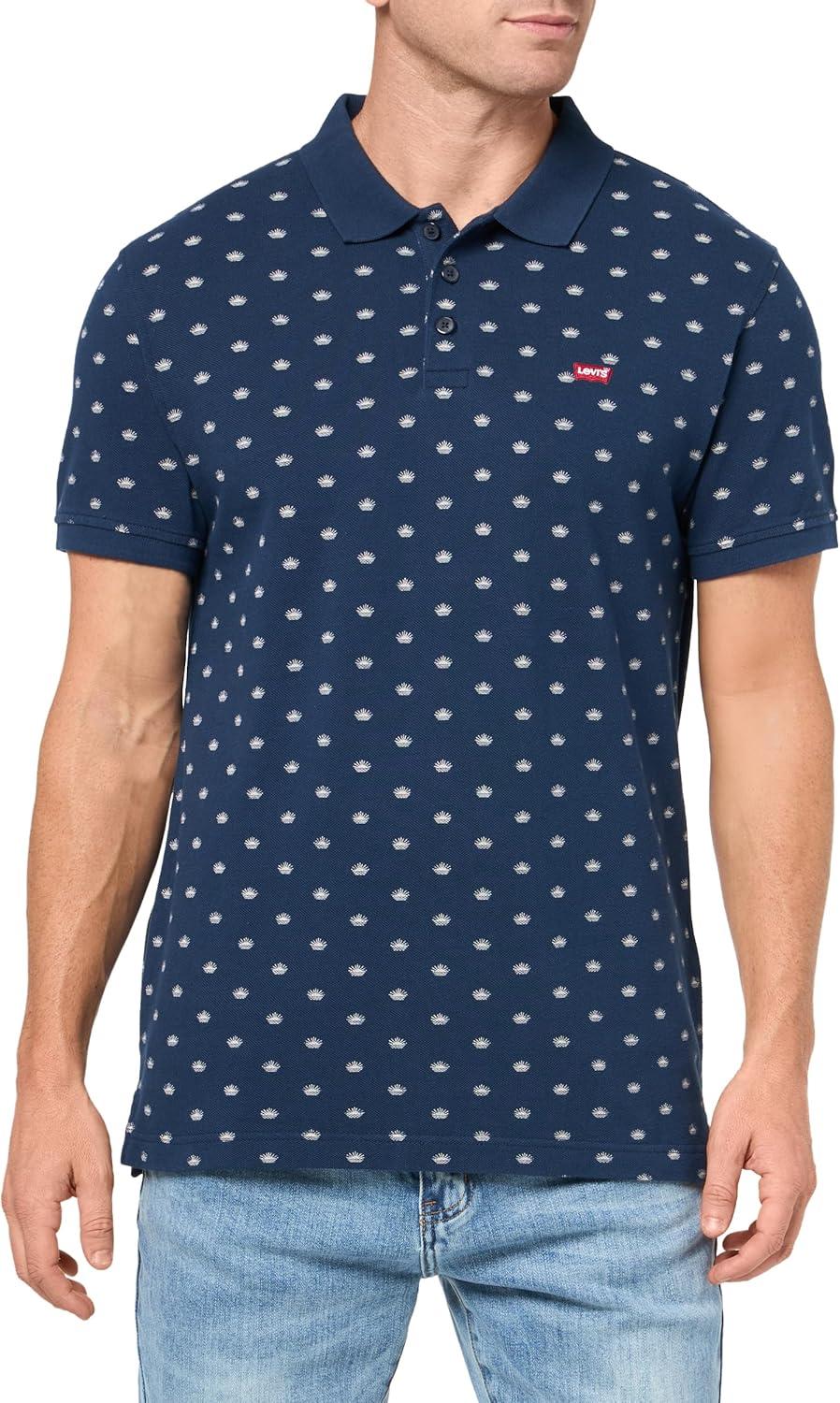 imageLevis Mens Housemark PoloSunset Geo Dress Blues