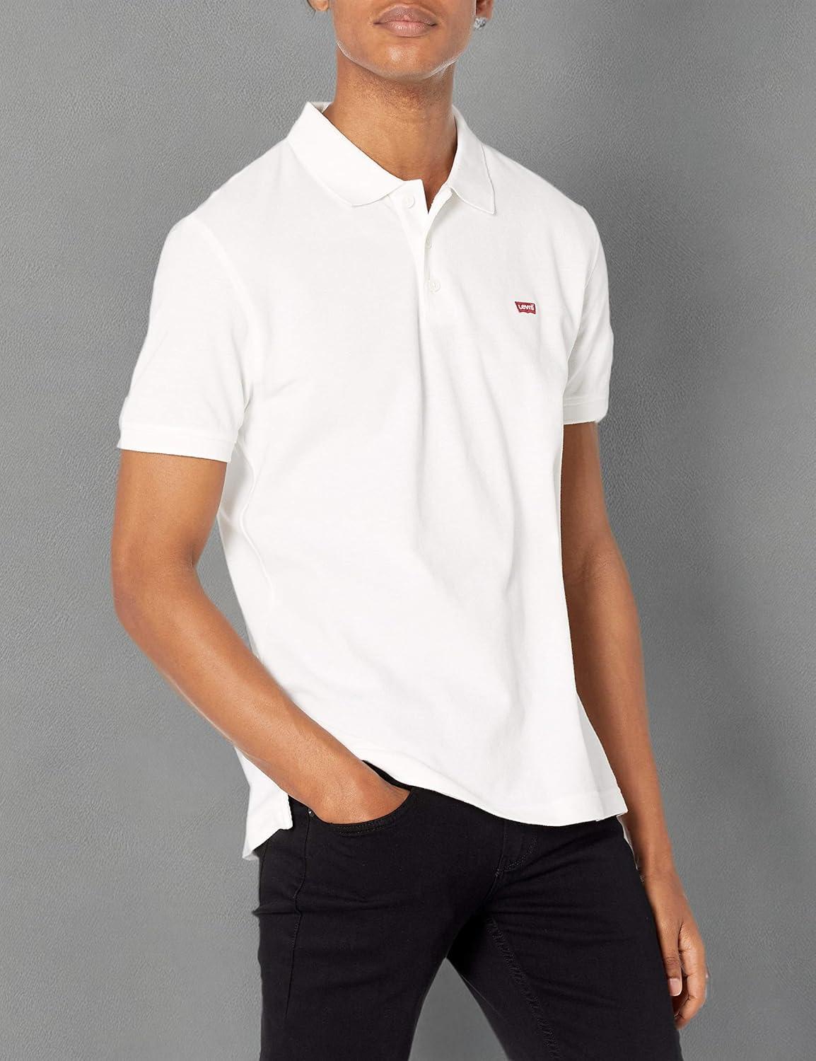 imageLevis Mens Housemark PoloWhite