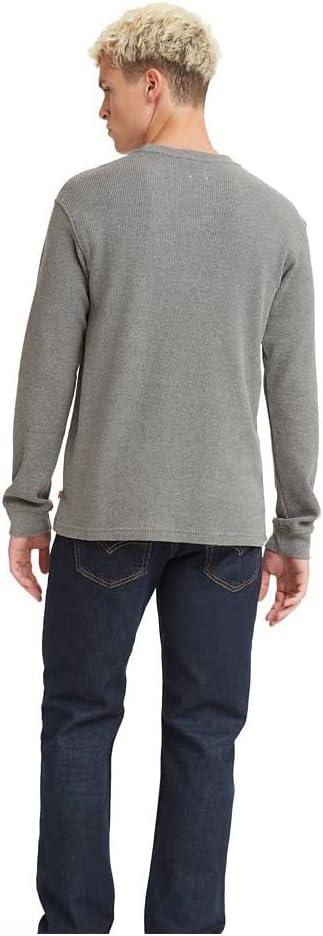 imageLevis Mens Long Sleeve Relaxed Thermal ShirtChisel Grey Heather