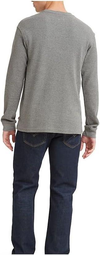imageLevis Mens Long Sleeve Relaxed Thermal ShirtChisel Grey Heather