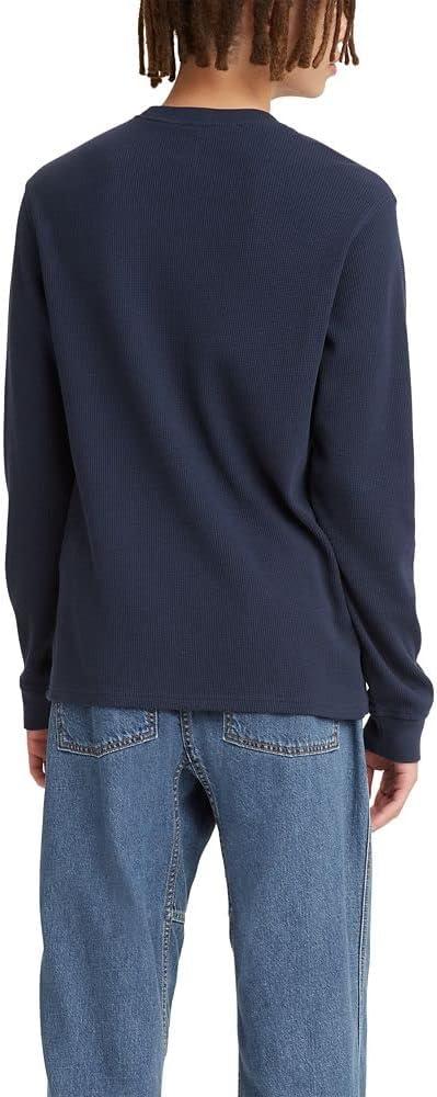 imageLevis Mens Long Sleeve Relaxed Thermal ShirtDress Blues