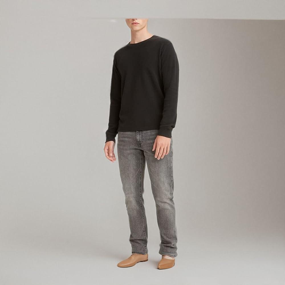 imageLevis Mens Long Sleeve Relaxed Thermal ShirtMineral Black