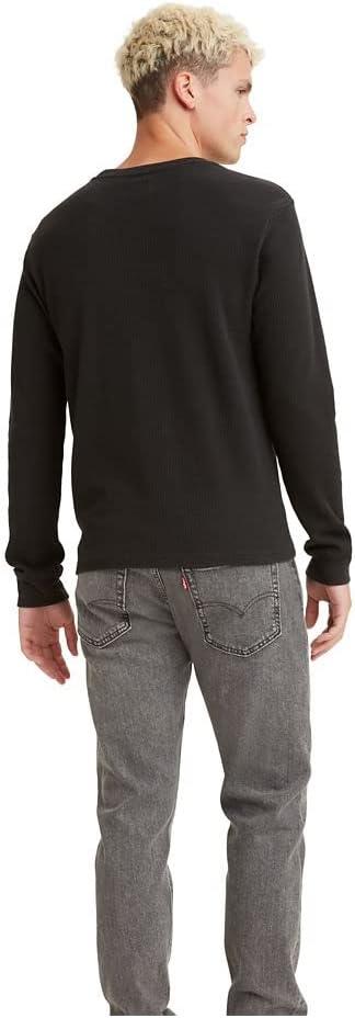 imageLevis Mens Long Sleeve Relaxed Thermal ShirtMineral Black