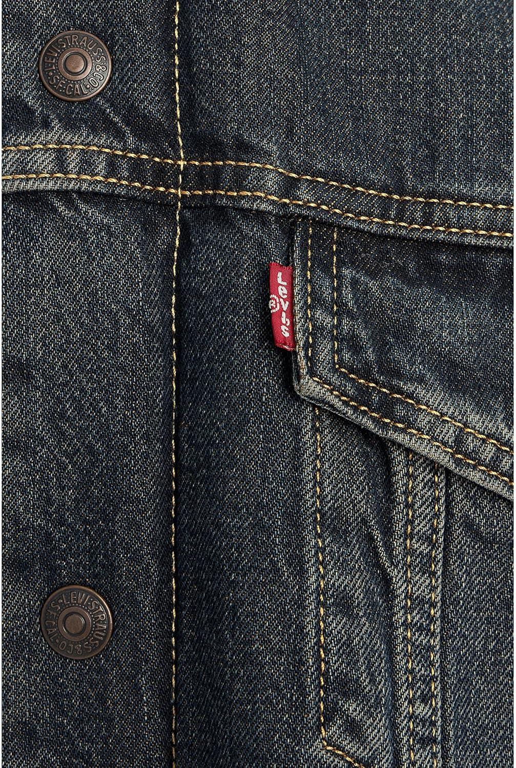 imageLevis Mens Relaxed Fit Sherpa TruckerNight Shadows