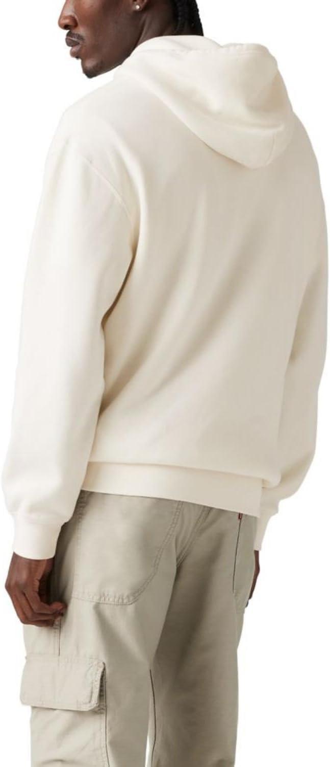 imageLevis Mens Relaxed Graphic Pull Over Also Available in Big amp TallNew Relaxed Graphic Hoodie Egret