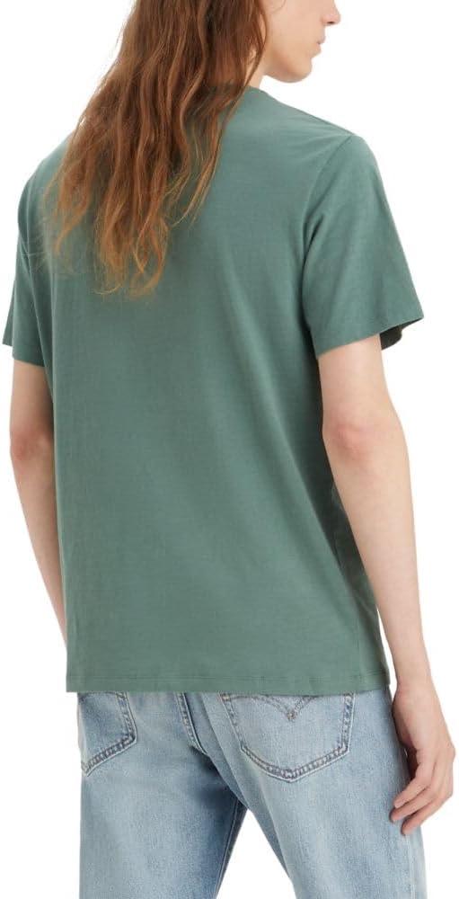 imageLevis Mens Short Sleeve Classic Pocket Tee Available in BigNew Dark Forest