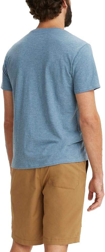imageLevis Mens Short Sleeve Classic Pocket Tee Available in BigNew Indigo Wash Heather