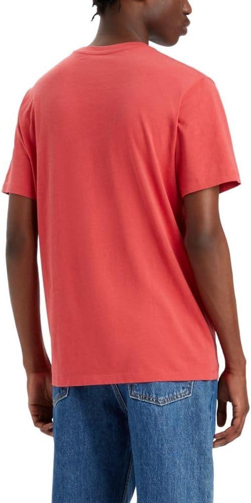 imageLevis Mens Short Sleeve Classic Pocket Tee Available in BigNew Jalapeno