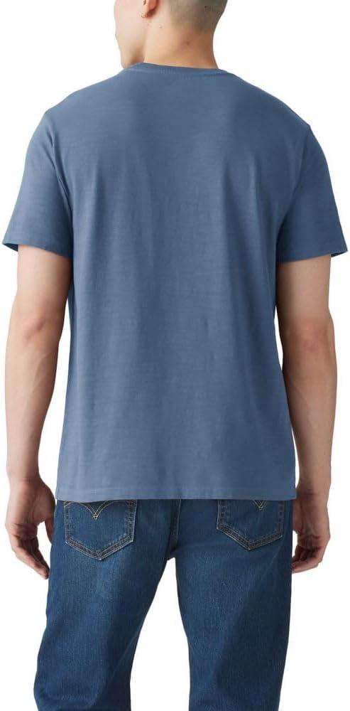 imageLevis Mens Short Sleeve Classic Pocket Tee Available in BigNew Sunset Blue