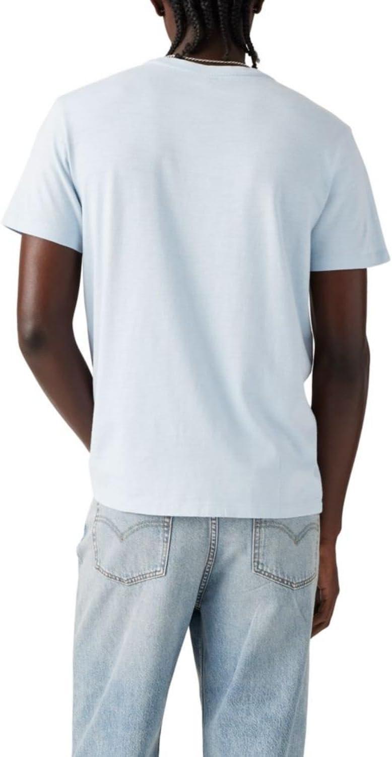 imageLevis Mens Short Sleeve Classic Pocket Tee Available in BigNiagara Mist Jersey