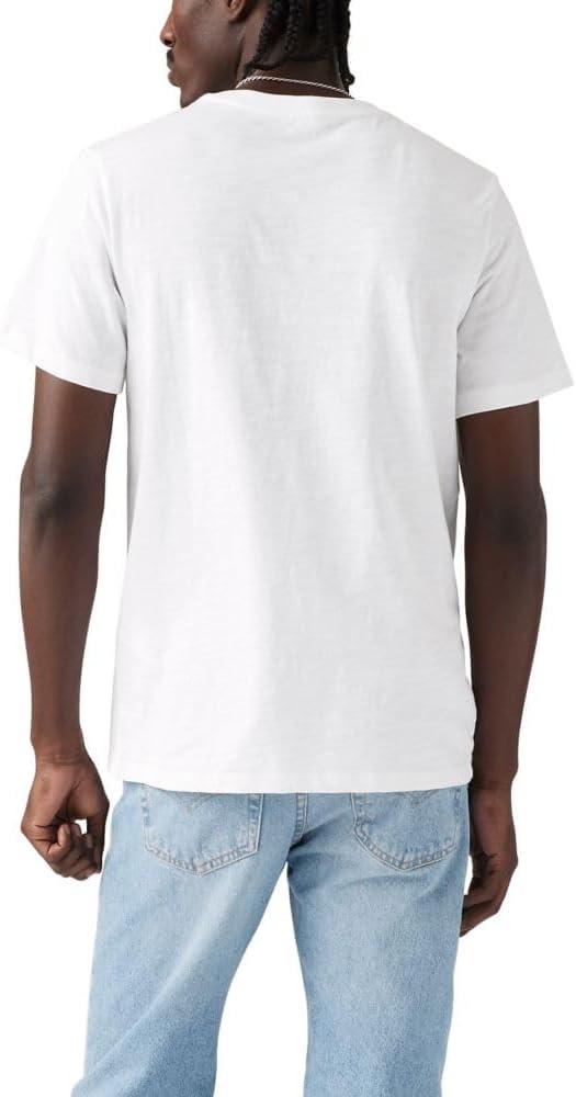 imageLevis Mens Short Sleeve Classic Pocket Tee Available in BigWhite Jersey