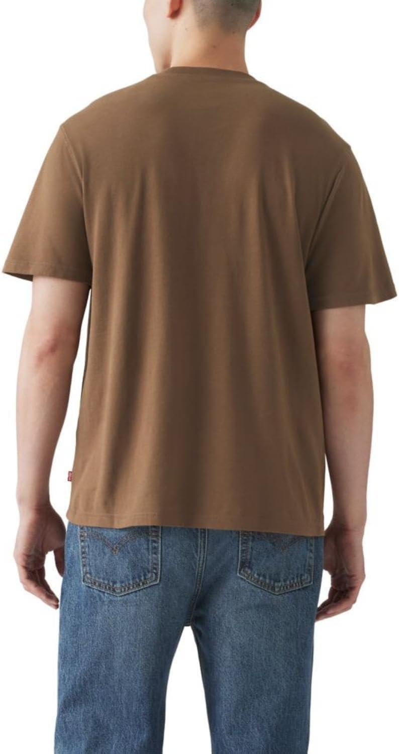 imageLevis Mens Short Sleeve Henley TeeRain Drum