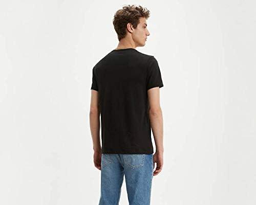 imageLevis Mens Slim Fit Crewneck Tee Shirt 2PackBlack Black