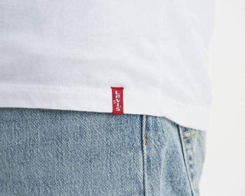 imageLevis Mens Slim Fit Crewneck Tee Shirt 2PackWhite White