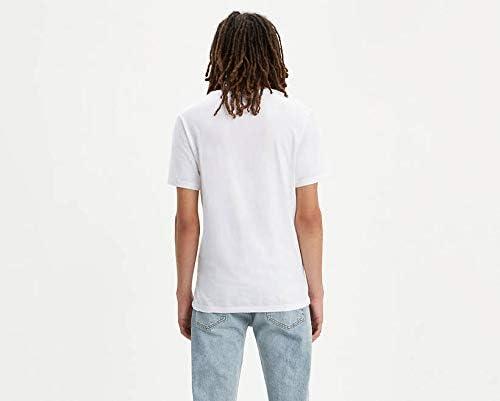 imageLevis Mens Slim Fit Crewneck Tee Shirt 2PackWhite White