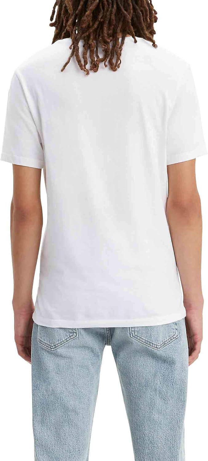 imageLevis Mens Slim Fit Crewneck Tee Shirt 2PackWhite White