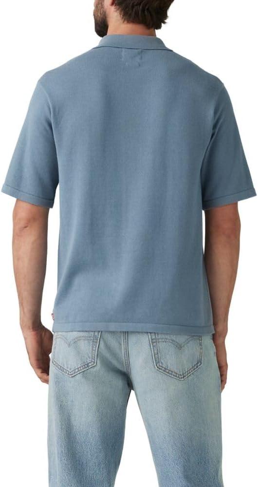 imageLevis Mens Sweater PoloSteam Blue