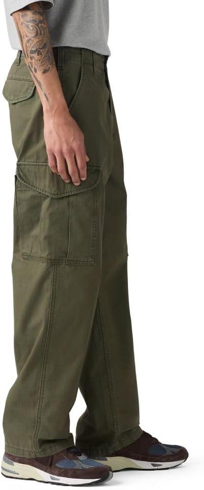 imageLevis Mens XX Baggy Cargo PantForest Night Canvas Non Stretch