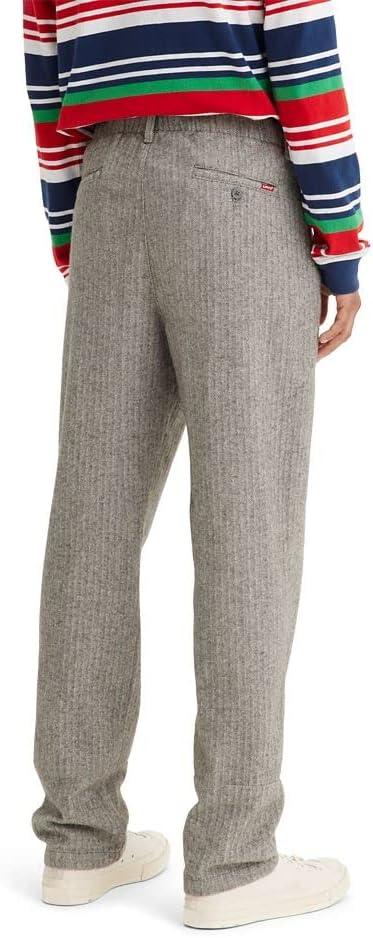 imageLevis Mens XX Chino Ez PantsNew Cosy Dark Grey Herringbone